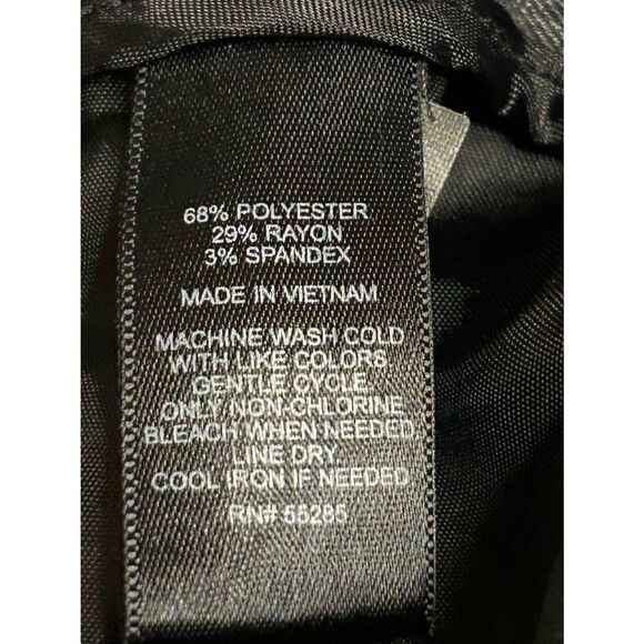 Express Editor Faded Charcoal Gray Zip Up Dress Pant Bootcut Size 10R (8926) - Picture 5 of 8